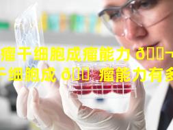 肿瘤干细胞成瘤能力 🐬 （肿瘤干细胞成 🐠 瘤能力有多强）